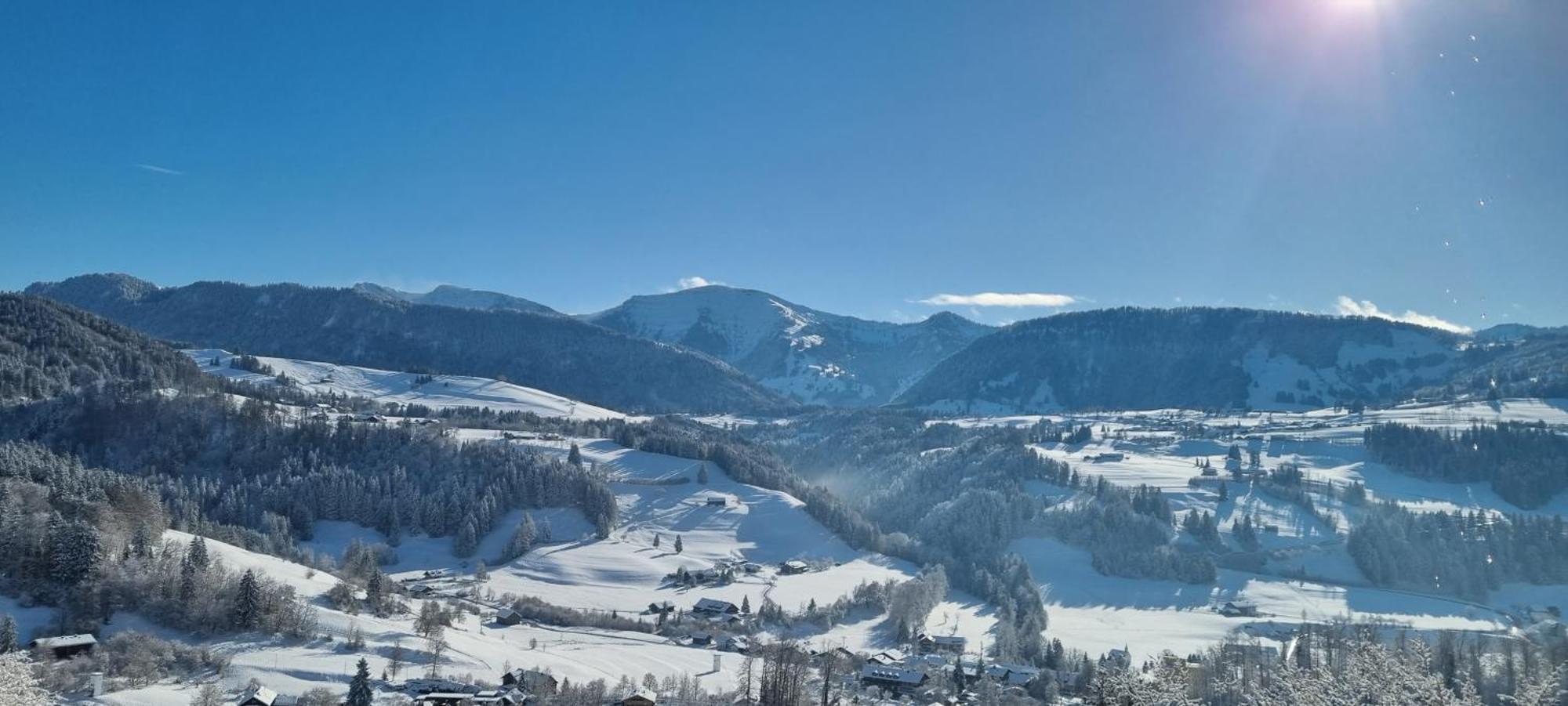 Ferienwohnungen Am Schlossberg Oberstaufen Kültér fotó